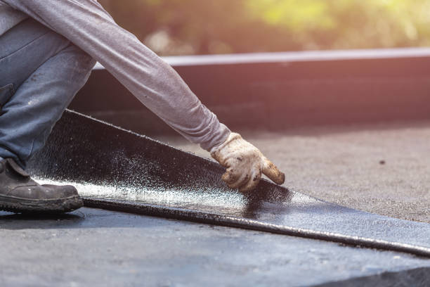 Professional Basement Waterproofing technician working in Rugby, TN